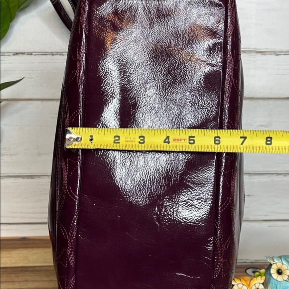 Coach Deep Purple Glossy Diaper bag - Picture 15 of 15